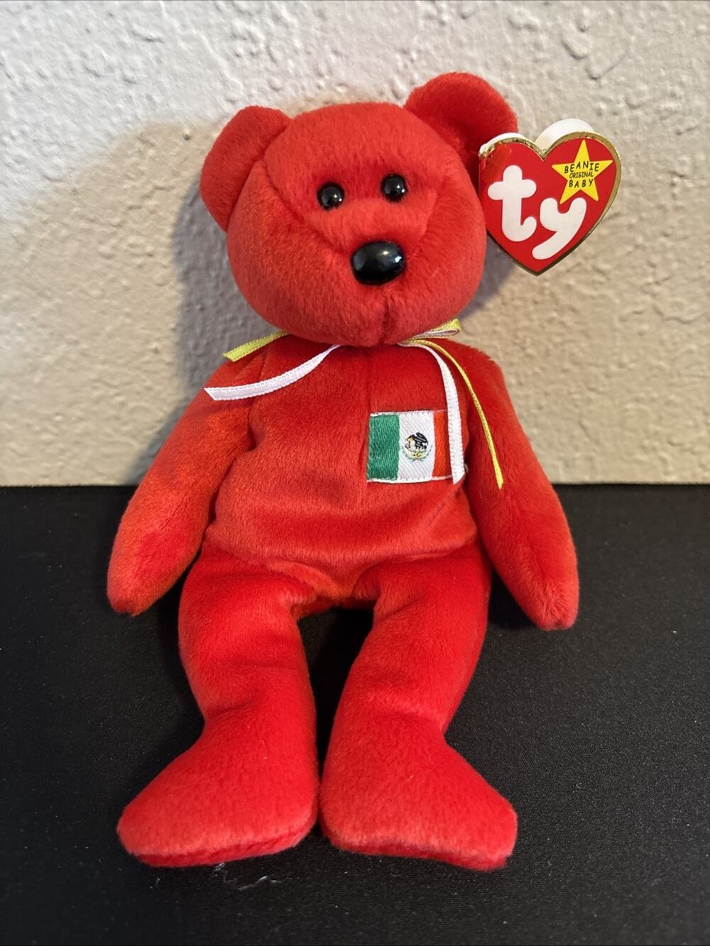 Ty Beanie Baby Osito Bear - DOB February 5, 1999